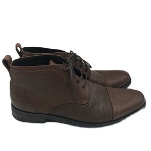 Stacy Adams Men's Brown Leather Lace Up Ankle Boot